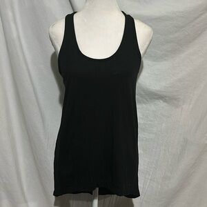 black Poof tank top size small